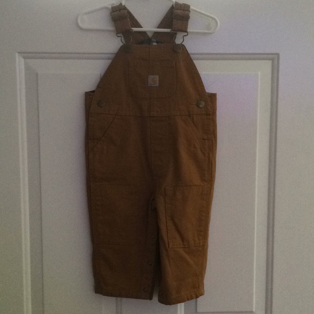 9 month old carhartt winter overalls